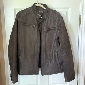 Michael Kors Genuine Leather Jacket XL